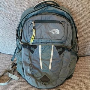Green North Face Bookbag
